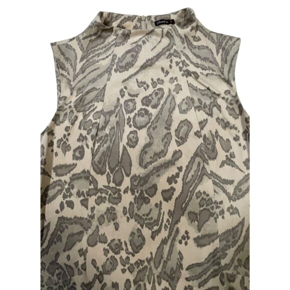 J. McLaughlin Liz Suede Jaguar Print Sheath Dress SIZE-LARGE - Picture 7 of 10
